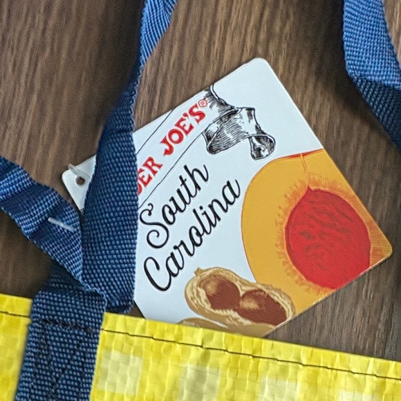 NWT 2 Trader Joe's Reusable Tote Bags GA & SC - Picture 3 of 10